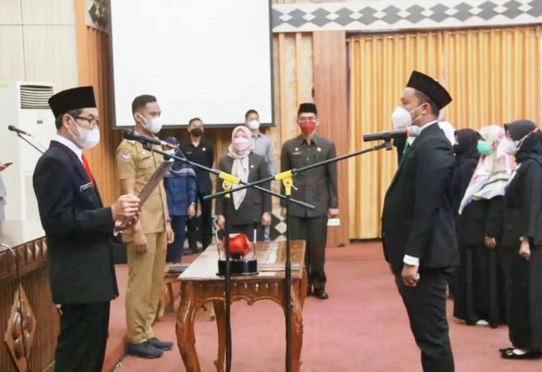 Asisten III Setprov Bengkulu Lantik 23 Pejabat Fungsional