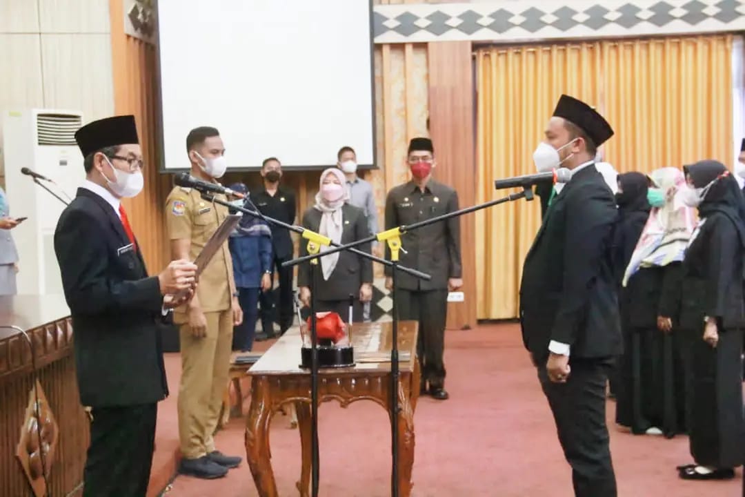 Asisten III Setprov Bengkulu Lantik 23 Pejabat Fungsional