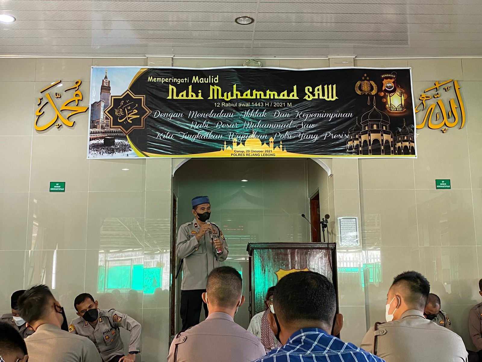 Polres Rejang Lebong Gelar Peringati Maulid Nabi Muhammad SAW 1443 H