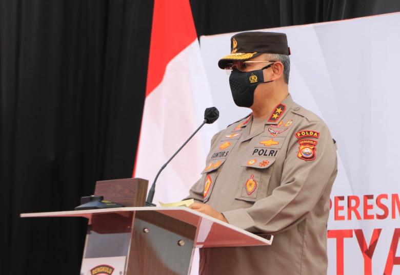 Kapolda Bengkulu Irjen Pol Drs Guntur Setyanto MSi  
