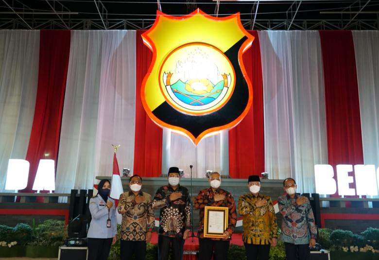  Polda Bangun Monumen Logo Polda Bengkulu